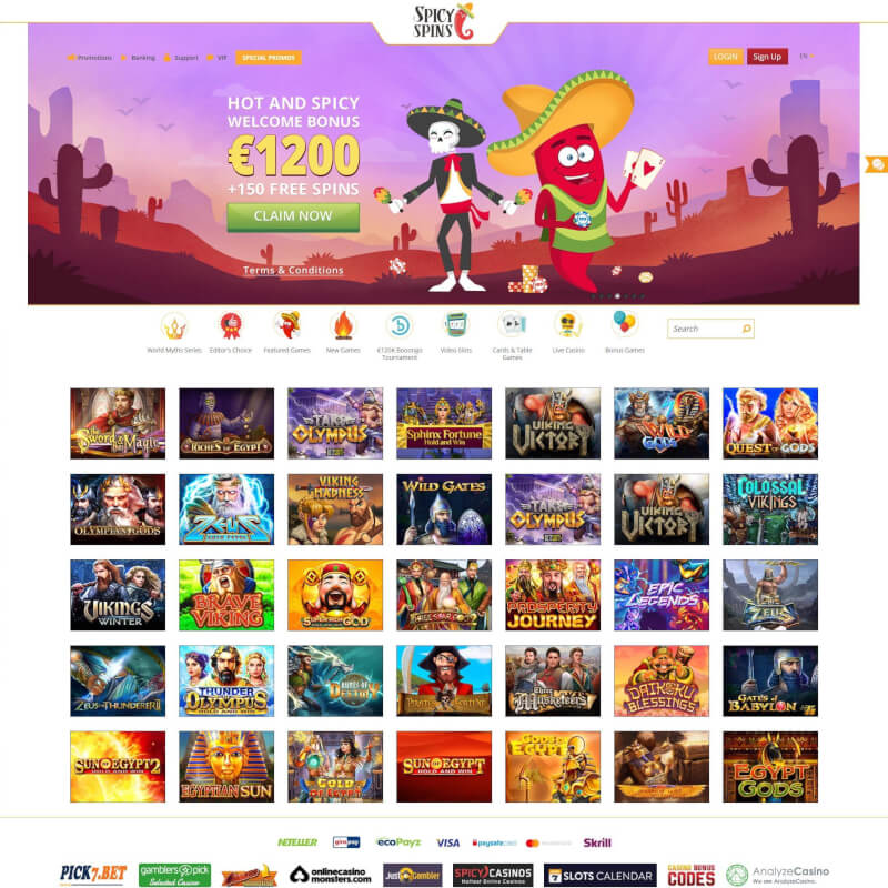 Spicy Spins screenshot 1