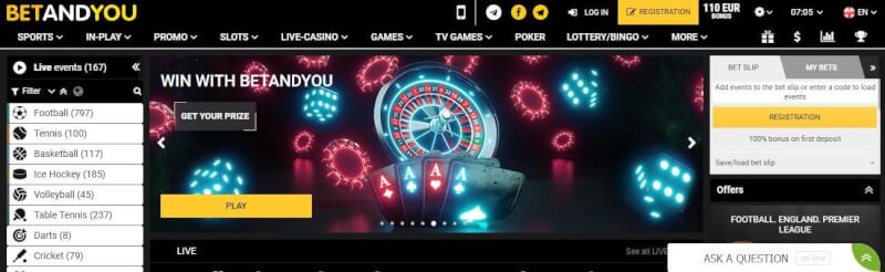 betandyou homepage offers casino games, أول إيداع إضافي وعروض ترويجية لشعار لاعبين جدد