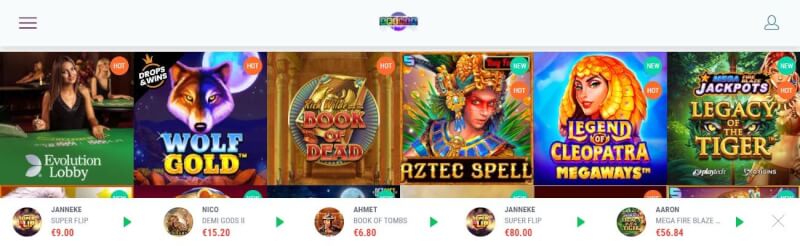 spinia website provides casino games, مكافأة الإيداع الأولى وعروض شعار العلامة التجارية الجديدة للاعبين