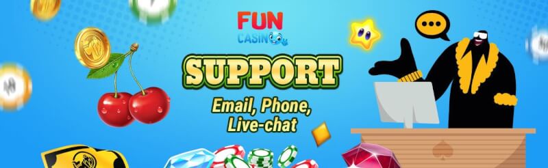 fun casino support options review-logo