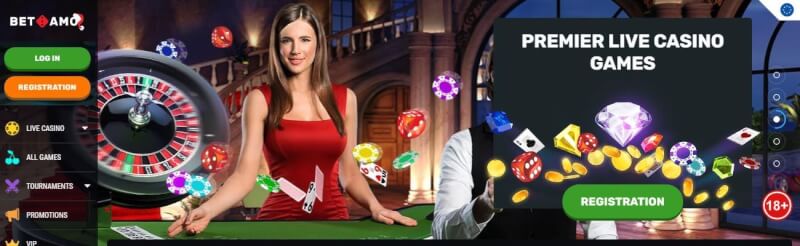 betamo website offers gambling games, مكافأة الإيداع الأول والعروض الترويجية لشعار اللاعبين الجدد