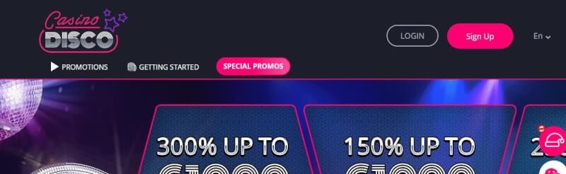 casinodisco homepage offers gambling games, مكافأة الإيداع الأول وعروض شعار اللاعبين الجدد