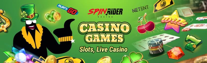 spinrider casino provides numerous gambling games like slots, ألعاب الكازينو في الوقت الحقيقي مثل لعبة ورق, القمار وشعار الروليت