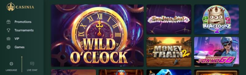 casinia website offers casino games, أول إيداع إضافي وعروض لشعار لاعبين جدد