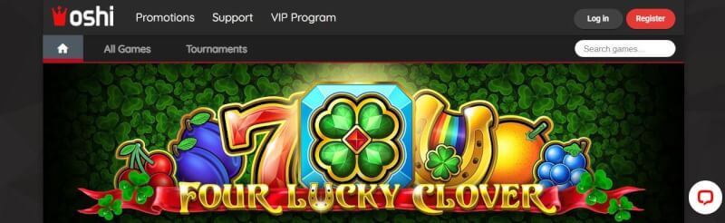 oshi casino homepage offers gambling games, أول إيداع إضافي وحملات لشعار لاعبين جدد