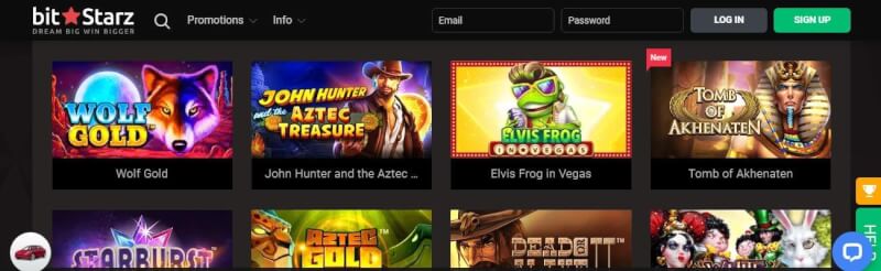 bitstarz website provides casino games and offers for brand new players-logo