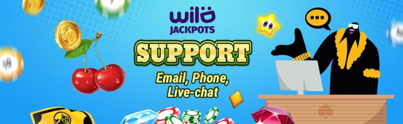 wild jackpots help options review-logo