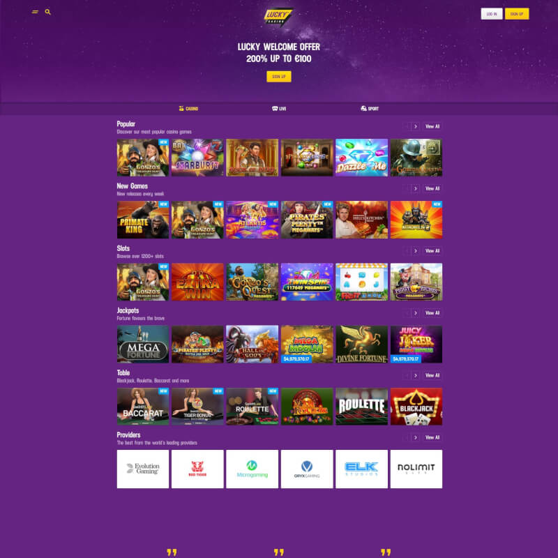 happy Casino screenshot 1