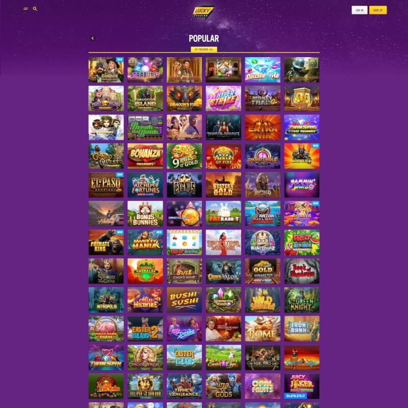 fortunate Casino screenshot 2