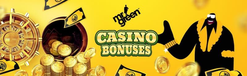 if you should be a new comer to Mr Green on-line casino you can easily claim your welcome bonus-logo