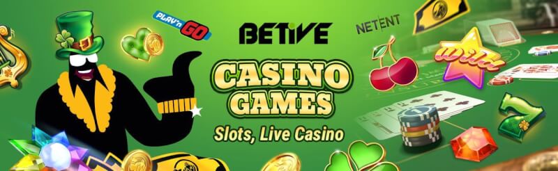 betive provides numerous casino games like slots, ألعاب المقامرة في الوقت الفعلي مثل لعبة ورق, القمار وشعار الروليت