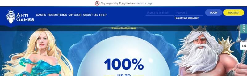ahti games casino website provides gambling games, مكافأة الإيداع الأولى والعروض الترويجية لشعار اللاعبين الجدد