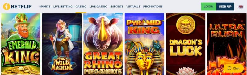 betflip casino website casino lobby provides activities, live betting, ألعاب القمار, live casino and promotions-logo