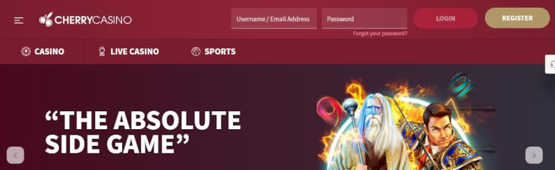 cherry casino homepage offers casino games, أول مكافأة إيداع وحملات لشعار اللاعبين الجدد