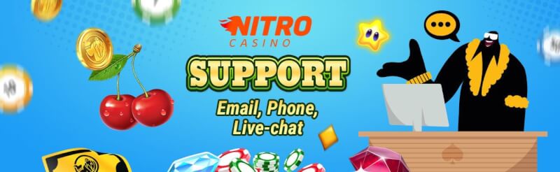 nitro casino assistance options review-logo
