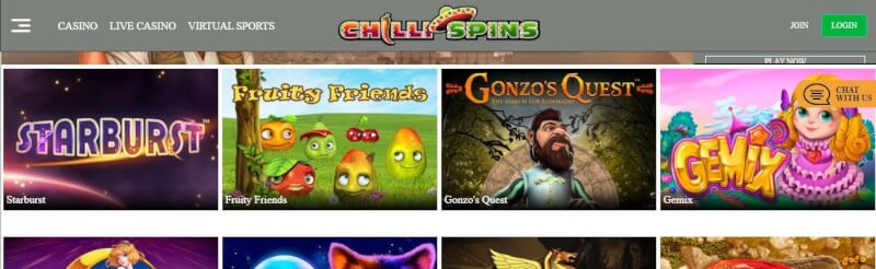 chilli spins casino homepage provides casino games, الإيداع الأول الإضافي وعروض شعار العلامة التجارية الجديدة للاعبين
