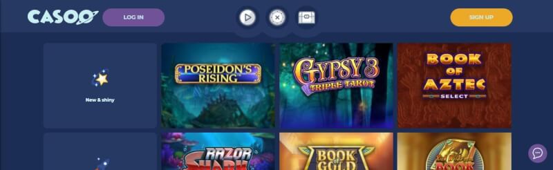 casoo casino website provides gambling games, first deposit bonus and campaigns for new players-logo
