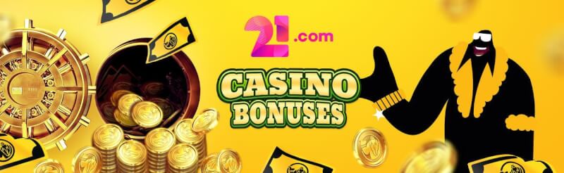 21.com offers brand-new people welcome bonus without extra codes-logo