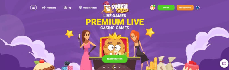 cookie casino website offers casino games, الإيداع الأول الإضافي وعروض شعار اللاعبين الجدد