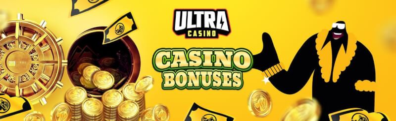 ultra casino welcome bonus for brand new players is normal immediate play casino bonus package-logo