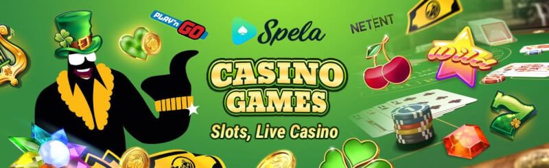 spela casino provides various gambling games like slot machines, ألعاب المقامرة في الوقت الفعلي مثل لعبة ورق, القمار وشعار الروليت