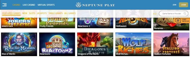 neptune play casino website provides casino games, أول مكافأة إيداع وحملات لشعار اللاعبين الجدد