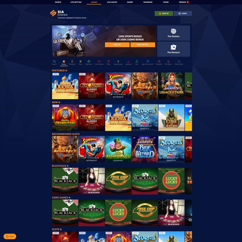 SIA Casino screenshot 1