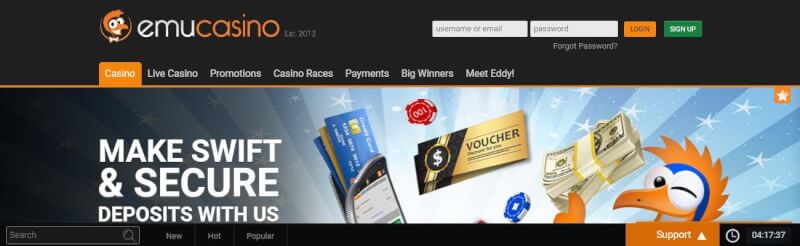 emu casino website offers casino games, مكافأة الإيداع الأول وعروض شعار العلامة التجارية الجديدة للاعبين