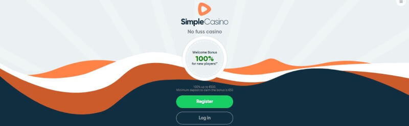 Simple Casino is an online casino with a simple design which simple to use and navigate through, providing countless real time gambling games, video clip slots also on-line casino games-logo