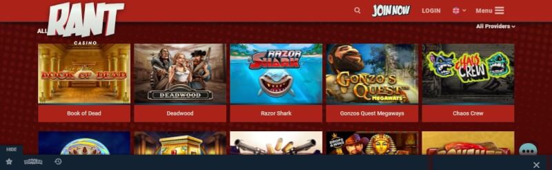 rant casino website provides casino games, أول مكافأة إيداع وعروض لشعار لاعبين جدد