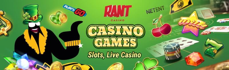 rant casino offers various gambling games like slot machines, ألعاب المقامرة في الوقت الفعلي مثل لعبة ورق, القمار وشعار الروليت