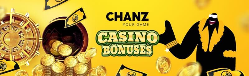 Chanz casino bonus, get amazing bonus package with very first deposit bonus-logo
