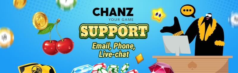 chanz casino assistance options-logo