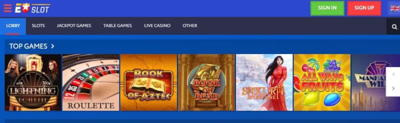 euslot website provides gambling games, very first deposit bonus and offers for brand new players-logo