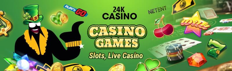 24k casino provides numerous gambling games like slot machines, ألعاب الكازينو الحية مثل لعبة ورق, القمار وشعار الروليت